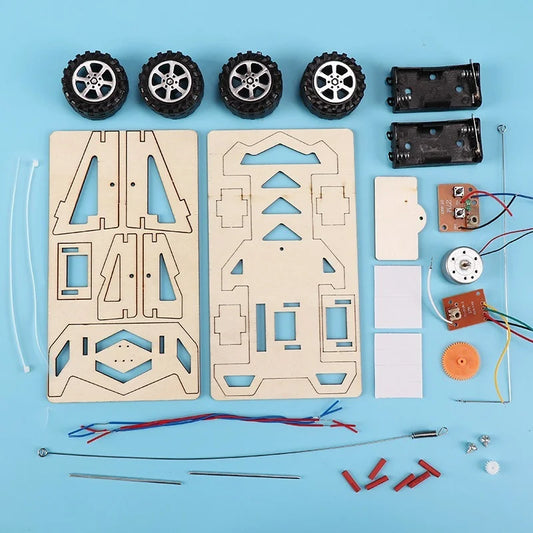 Kids Remote Control Electric Wooden Racing Toys