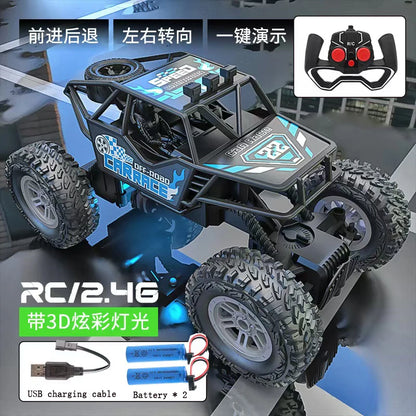 Colorful Flashing Lights Remote Control Car - Superior Deals