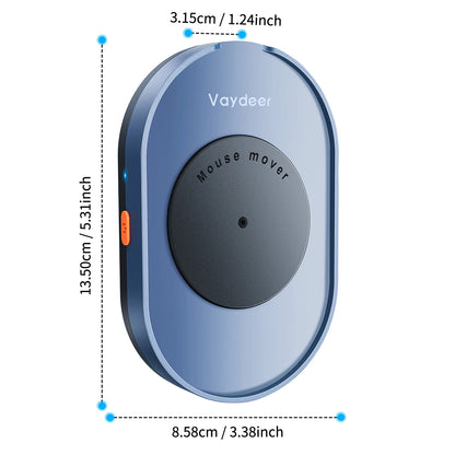 Undetectable Virtual Mouse Mover with ON/OFF Switch – Anti-Sleep USB Mouse Jiggler