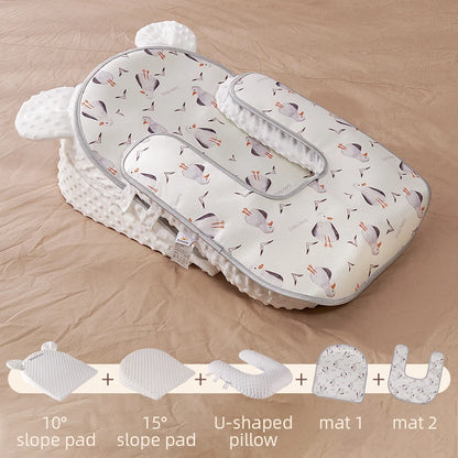 Sunveno Newborn Anti-Spit Up Slope Pad Baby Feeding Support Pillow