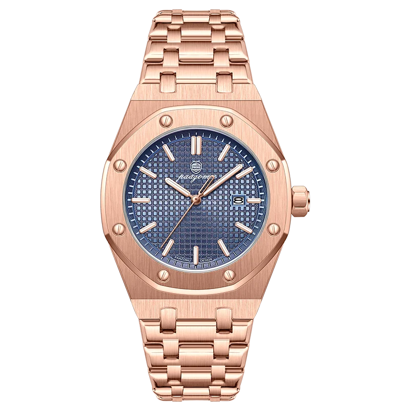 PAAZOMU Luxury Waterproof Men’s Quartz Watch – Stainless Steel Sport