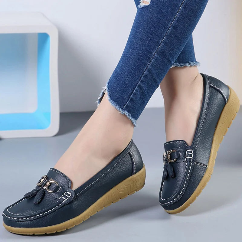 Women’s Slip-On Sports Shoes with Low Heels