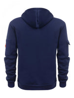 Men's Multi-Pocket Zipper Hoodie - European Size