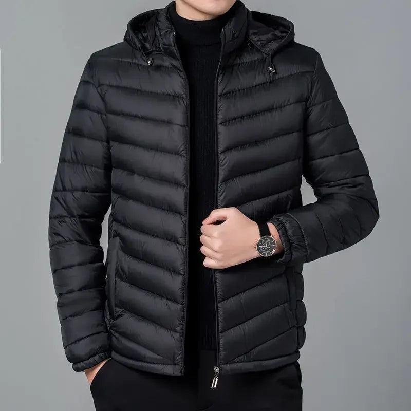 Lightweight Down Puffer Jacket – Casual Winter Padding Coat