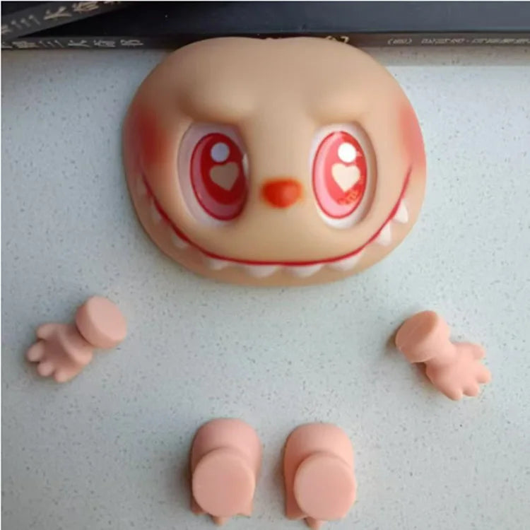 Labubu Vinyl Doll Face & Hand Accessories – DIY Emotion Switching
