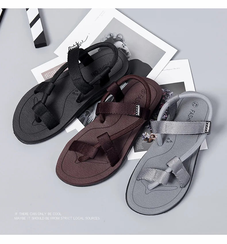 Men’s Roman Summer Sandals – Comfortable Outdoor Flip Flops