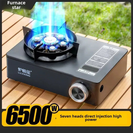 Portable Cassette Gas Stove for Outdoor Camping with Magnetic Ignition