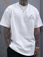 Creative Geometric Print Men's T-Shirt