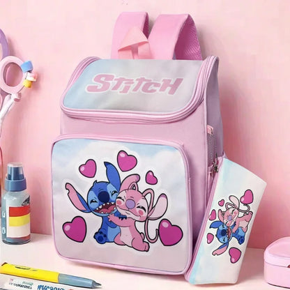 Disney Stitch Kids Backpack & Makeup Bag Set