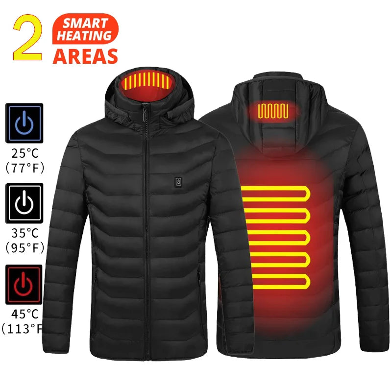 Heated Jacket for Men – Waterproof & Tactical