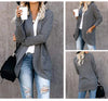 Autumn Knitted Long Coat Women’s Loose Fit Cardigan Sweater Jacket