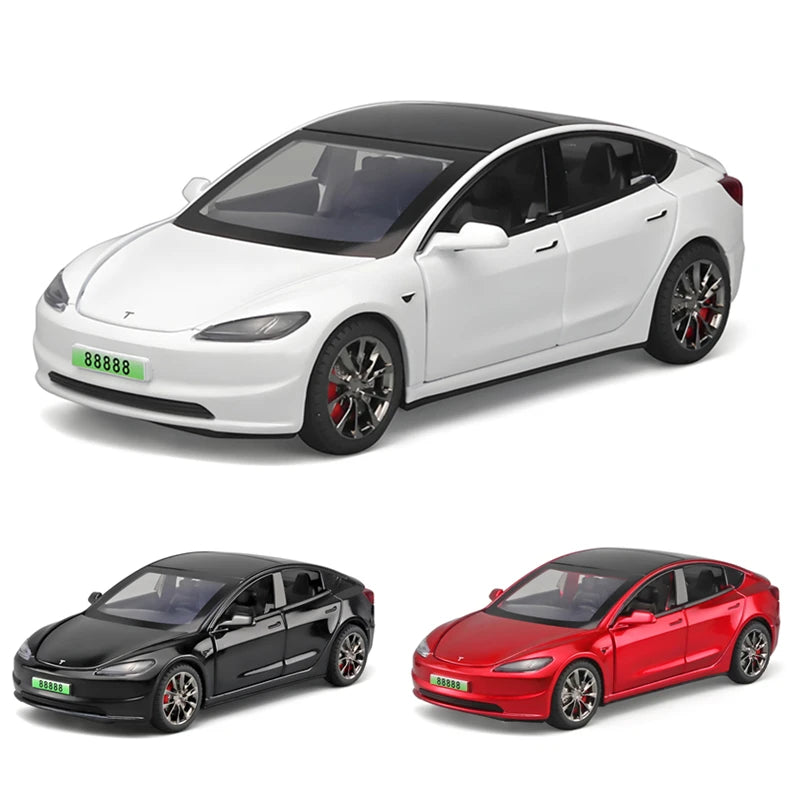 Model 3 Alloy Diecast Car - Sound & Light