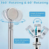 Turbo High-Pressure Handheld Shower Head with 5 Filters