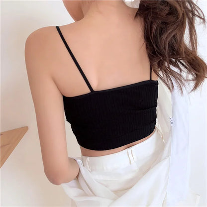 Slim Fit Korean-Style Women’s Seamless Tank Top