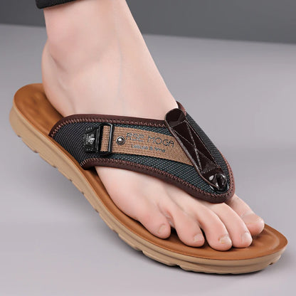 Men’s Summer Flip Flops – Fashion Non-Slip Outdoor Beach Slides