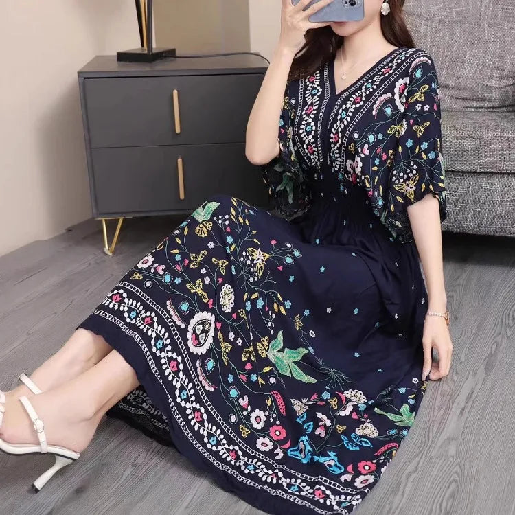 Women’s Vintage Summer Beach Dress