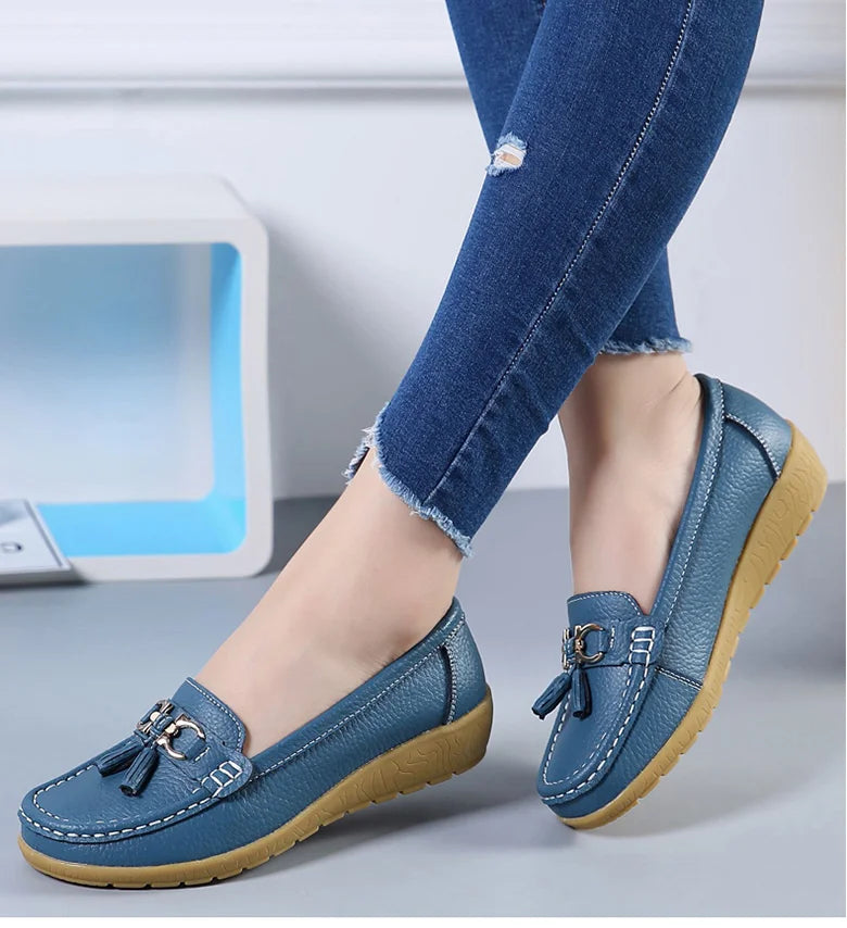 Women’s Slip-On Sports Shoes with Low Heels