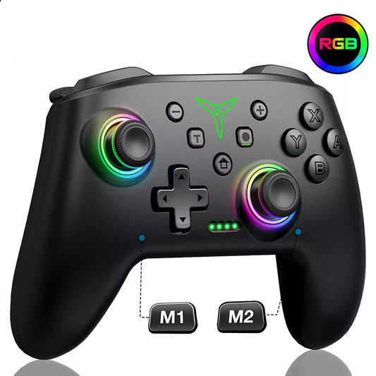 Dinofire Wireless Bluetooth RGB Game Controller