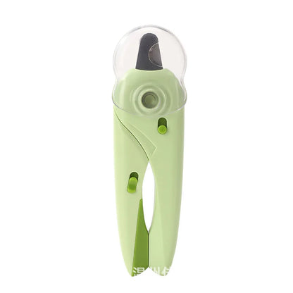 Pet Nail Clipper with LED Light for Dogs and Cats, Anti-Splash Design