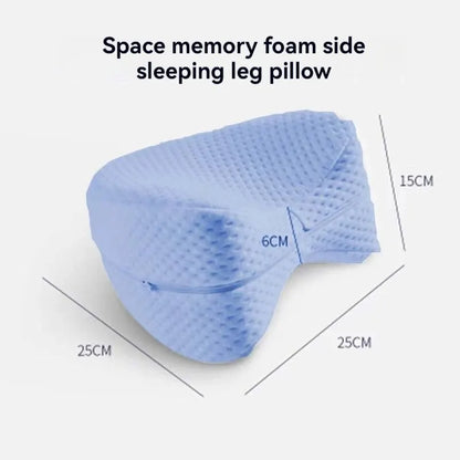 Heart-Shaped Memory Foam Leg Pillow for Side Sleepers