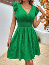 Women’s V-Neck A-Line Holiday Beach Dress