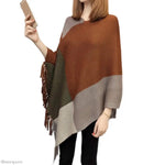 Elegant Ladies Poncho Cape Sweater