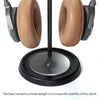 Sturdy Curved Headphone Stand with Storage Tray