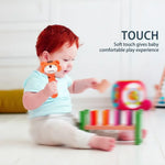Cartoon Animal Hand Bell Rattle - Soft Plush Baby Rattle Toy