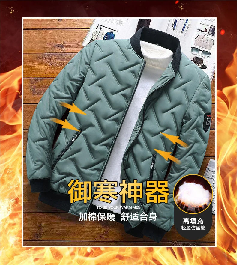 Men's Cotton Padded Winter Jacket