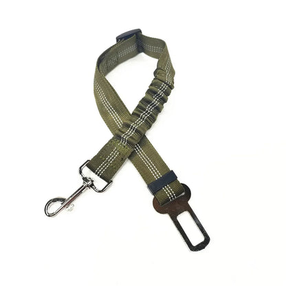 Adjustable Pet Car Seat Belt for Dogs and Cats – Safety Harness Clip
