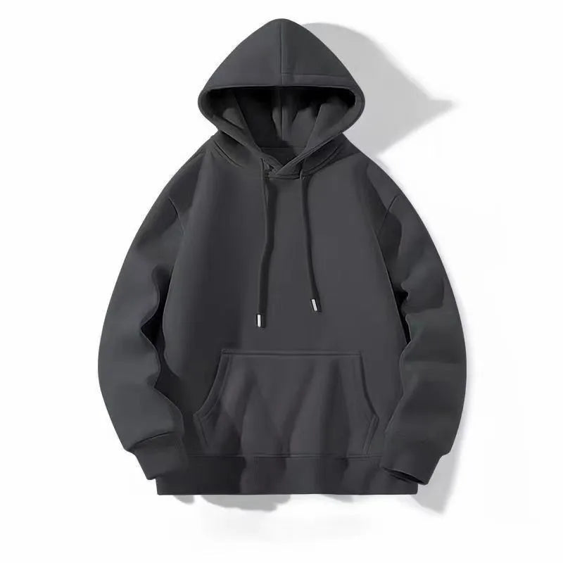 [Plus Size] Hooded Pullover Sweater for Men