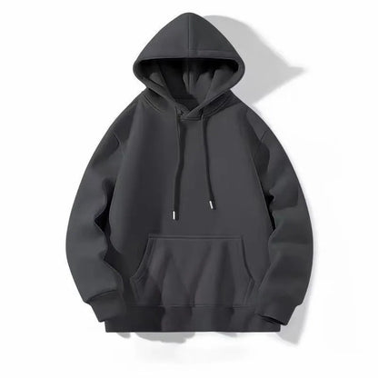 [Plus Size] Hooded Pullover Sweater for Men