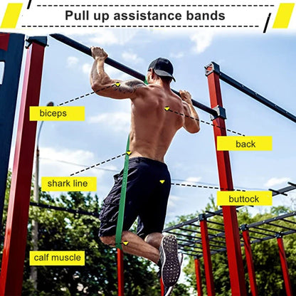 Versatile Latex Resistance Bands for Home Workouts
