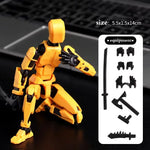 3D Printed Transformable Robot Action Figures