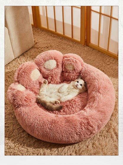 Fluffy Plush Dog Bed – Soft & Cozy Cushion for Large & Small Pets