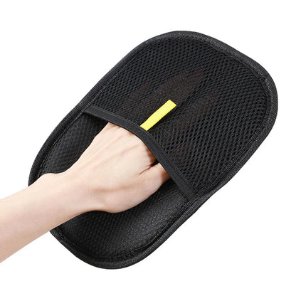 Pet Grooming Gloves & Hair Remover Brush for Cats and Dogs – Gentle Deshedding Tool