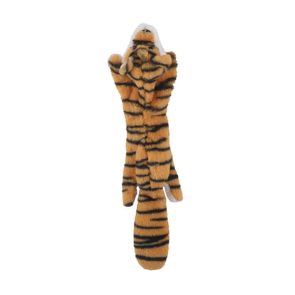 Interactive Plush Dinosaur Chew Toy for Small Dogs and Cats