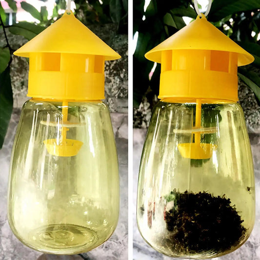 Plastic Fruit Fly Trap Killer for Indoor Outdoor Pest Control