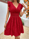 Women’s V-Neck A-Line Holiday Beach Dress