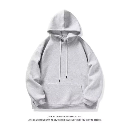 [Plus Size] Hooded Pullover Sweater for Men