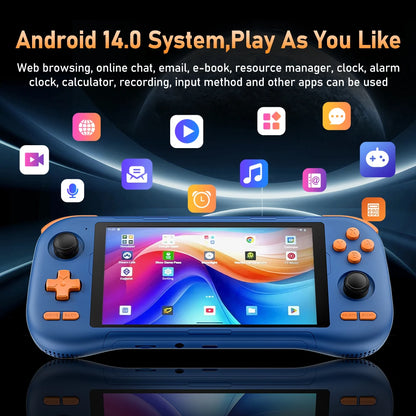 K56 5.5" Touchscreen Handheld Retro Game Console – 50+ Emulators & 27,000+ Games