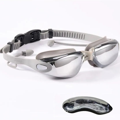 ARENA Anti-Fog UV Swim Goggles with Earplugs for Men and Women
