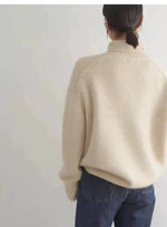 Luxurious 100% Cashmere Turtleneck Sweater for Women