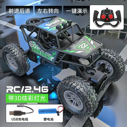 Colorful Flashing Lights Remote Control Car - Superior Deals