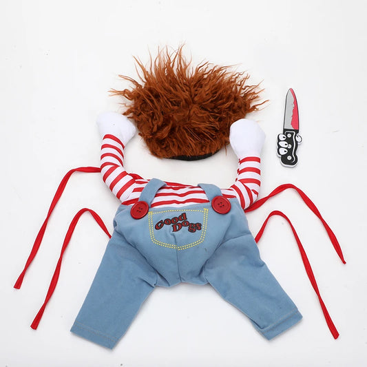 Funny Halloween Dog Costume Set for Medium & Large Dogs