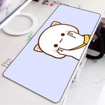 Peach Mochi Cat XXL Gaming Mouse Pad