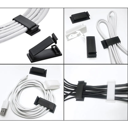 163-Piece Cable Organizer Kit – Home & Office Wire Management Set
