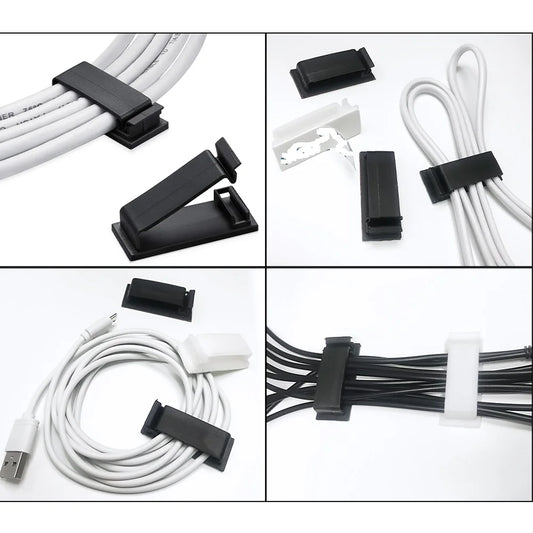 163-Piece Cable Organizer Kit – Home & Office Wire Management Set