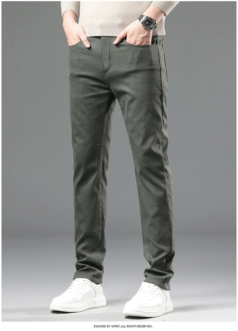 HIQOR Men's Fleece-Lined Winter Pants