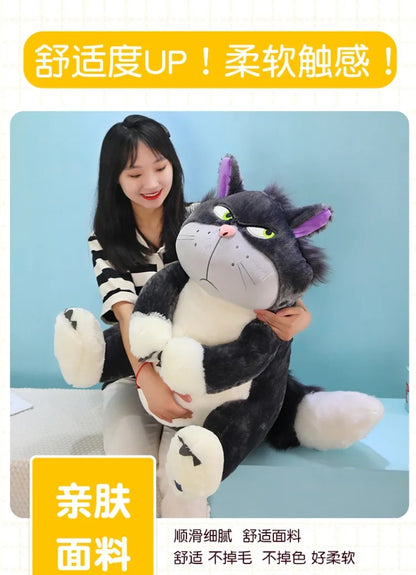 Charming Disney Lucifer Plush - Authentic 30-60cm Cinderella’s Cat